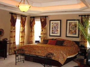 Scarf Swag and Panels on Rings&nbsp;