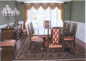 Swag and Panels on Pole