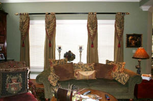 Scarf Swag and Panels on Rings